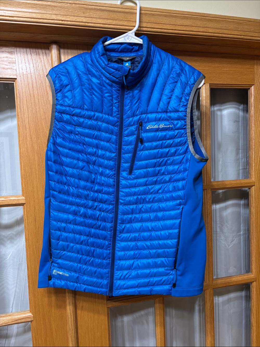 Eddie Bauer Bright Blue Quilted Men's Insulated Vest Small